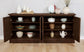 Brockway 4-door Dining Sideboard Buffet Cabinet Antique Java