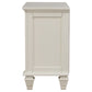 Sandy Beach 3-drawer Nightstand Cream White