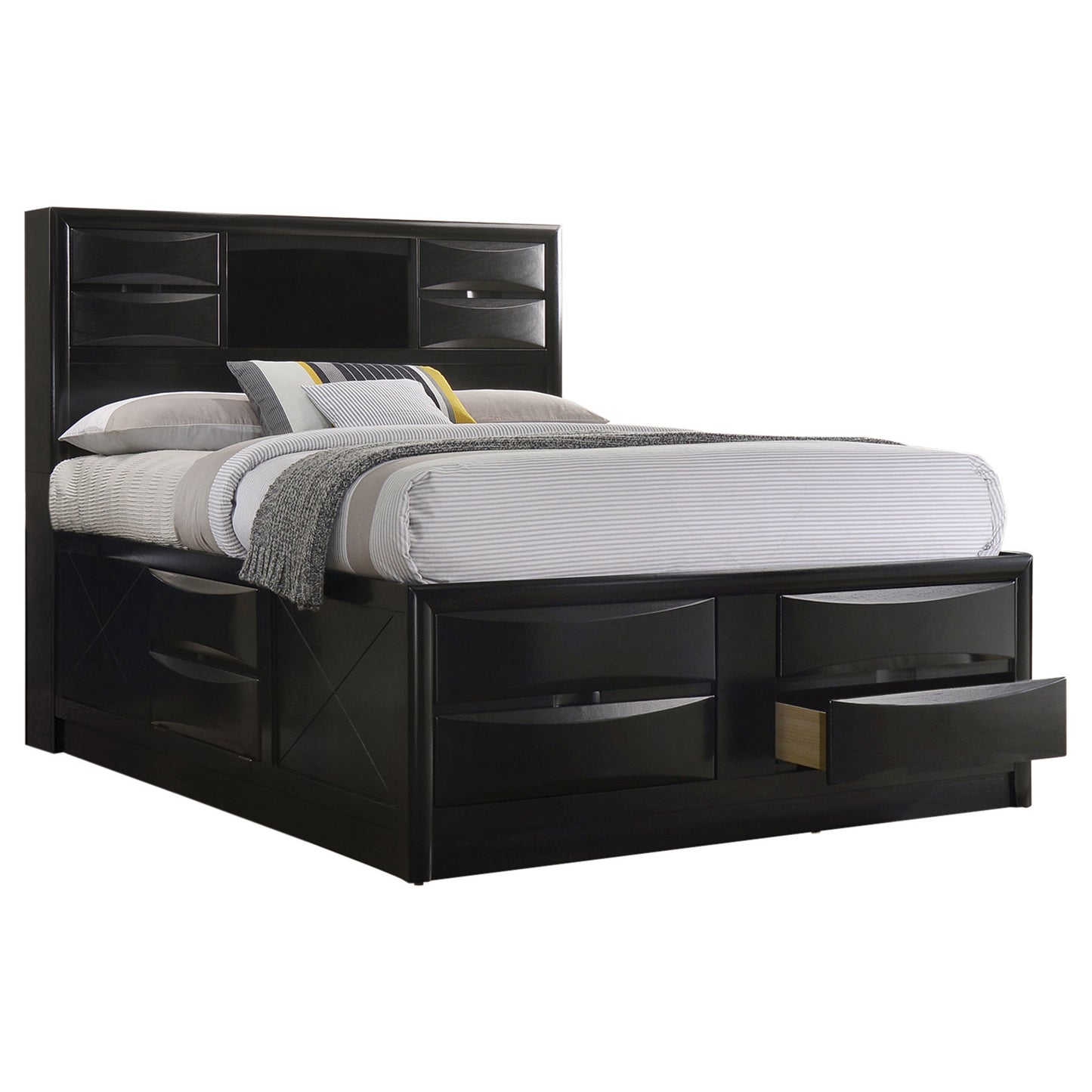 Briana 4-piece California King Bedroom Set Black