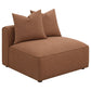 Jennifer 6-piece Upholstered Modular Sectional Terracotta