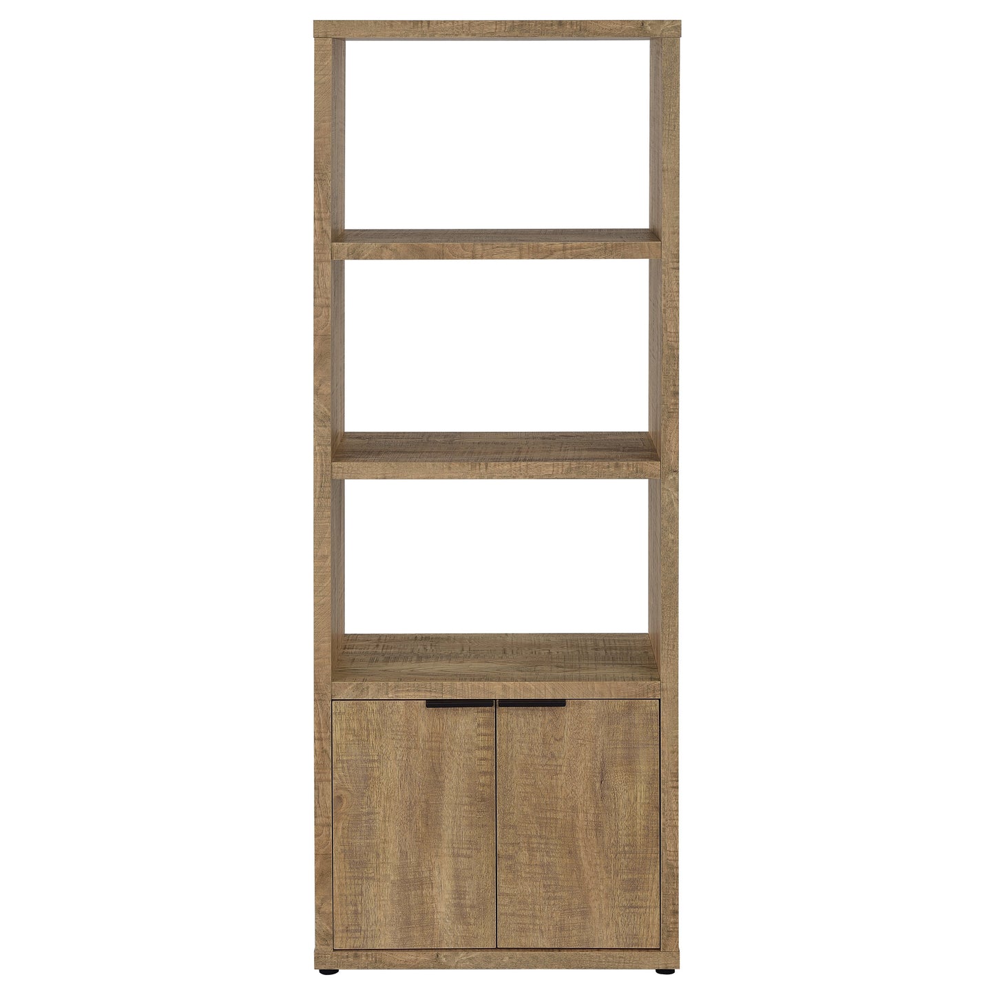 Tabby 3-shelf Engineered Wood Media Tower Mango