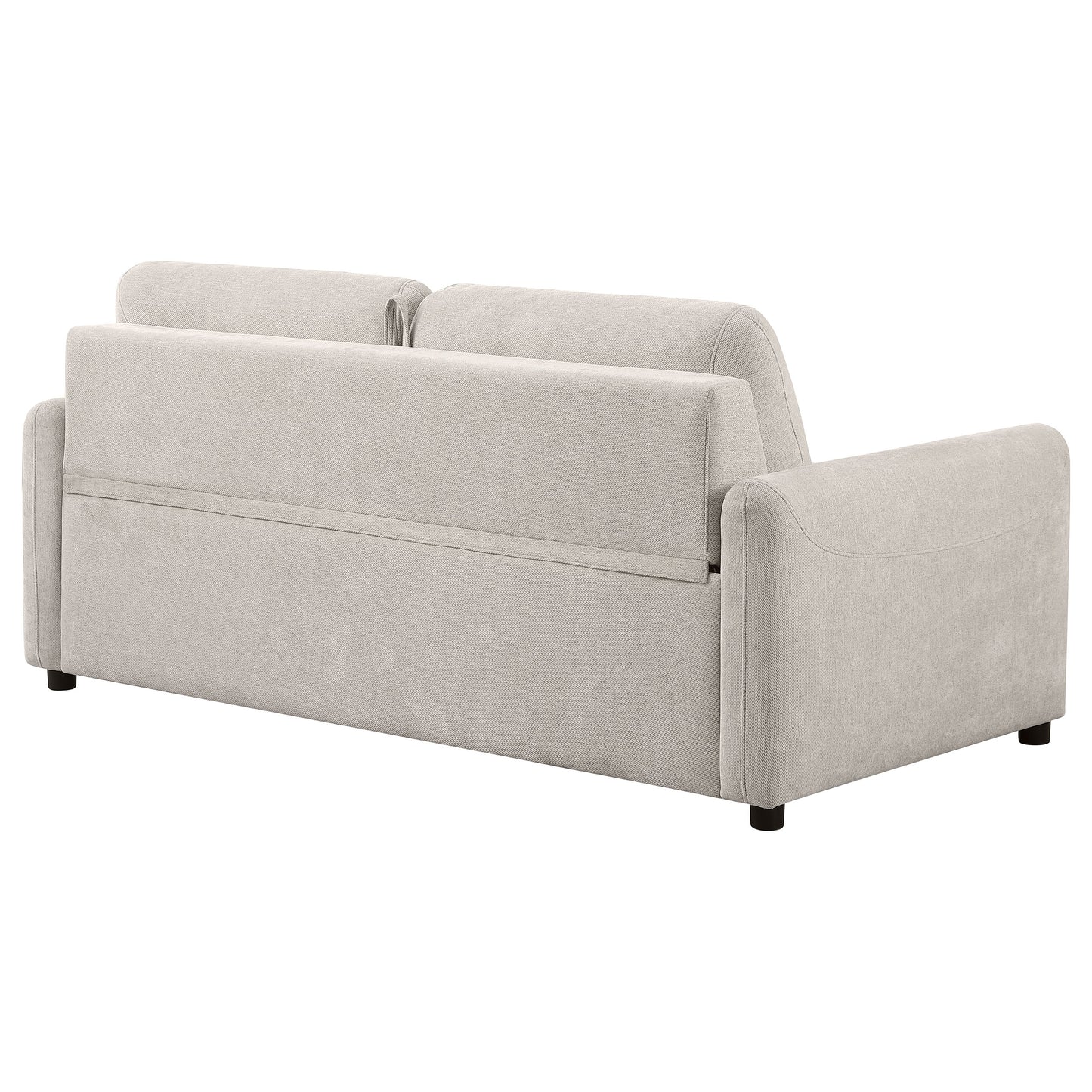 Rylie Upholstered Sofa Sleeper with Queen Mattress Beige