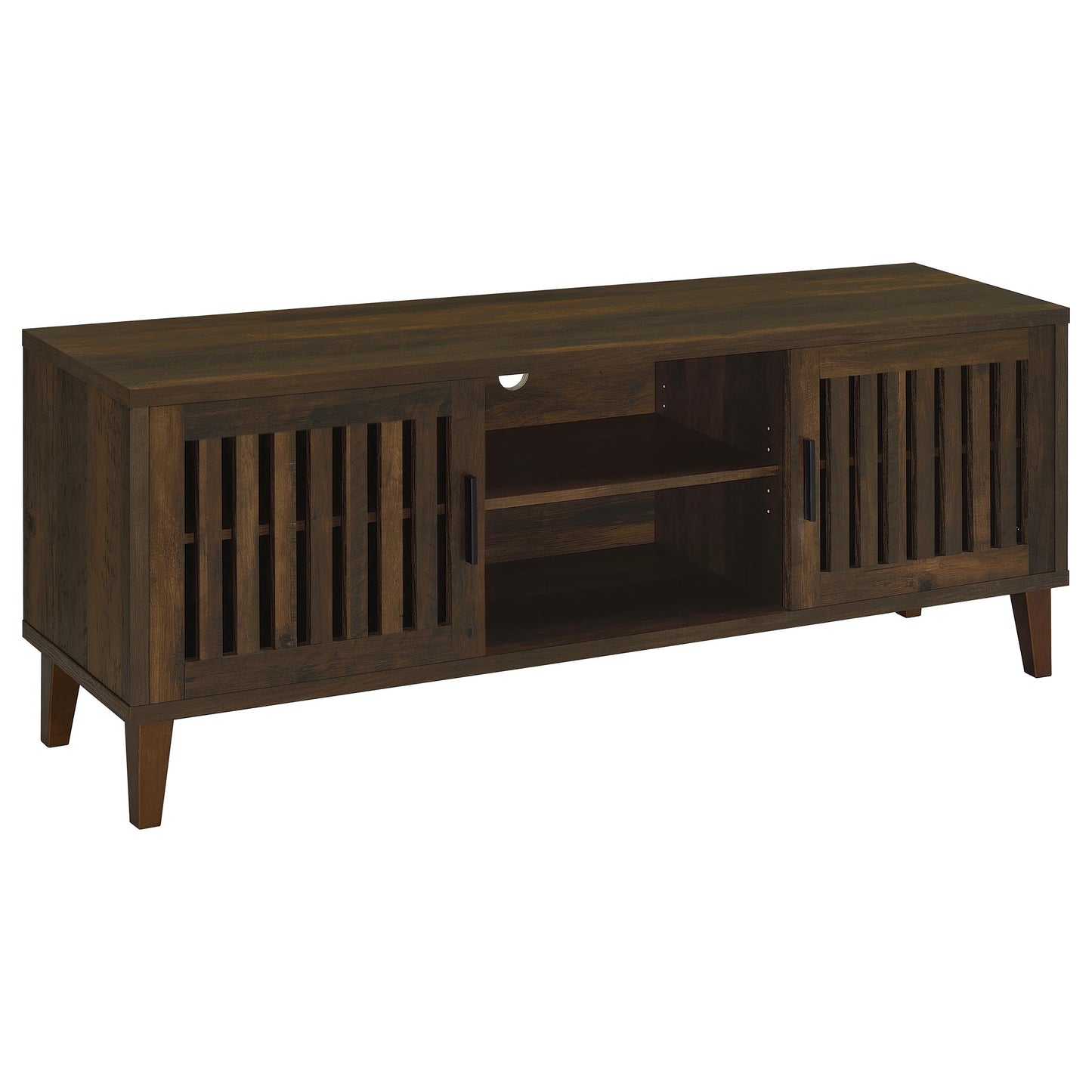 Sedona 2-door Engineered Wood 60" TV Stand Dark Pine