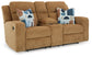 Kanlow DBL Rec Loveseat w/Console