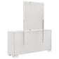 Jessica 6-drawer Dresser with Mirror Cream White