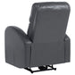 Grant Upholstered Power Recliner Chair Grey