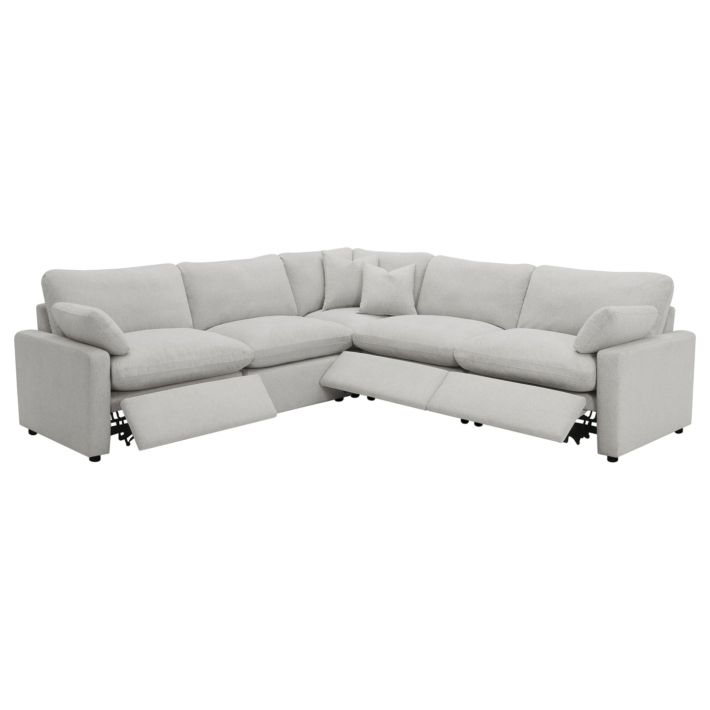 Collins Modular Power Reclining Sectional Sofa Set Grey