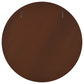 Dexter 40 x 40 Inch Round Reeding Frame Wall Mirror Brown