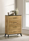 Kaywood 4-drawer Bedroom Chest of Drawers Natural Pine