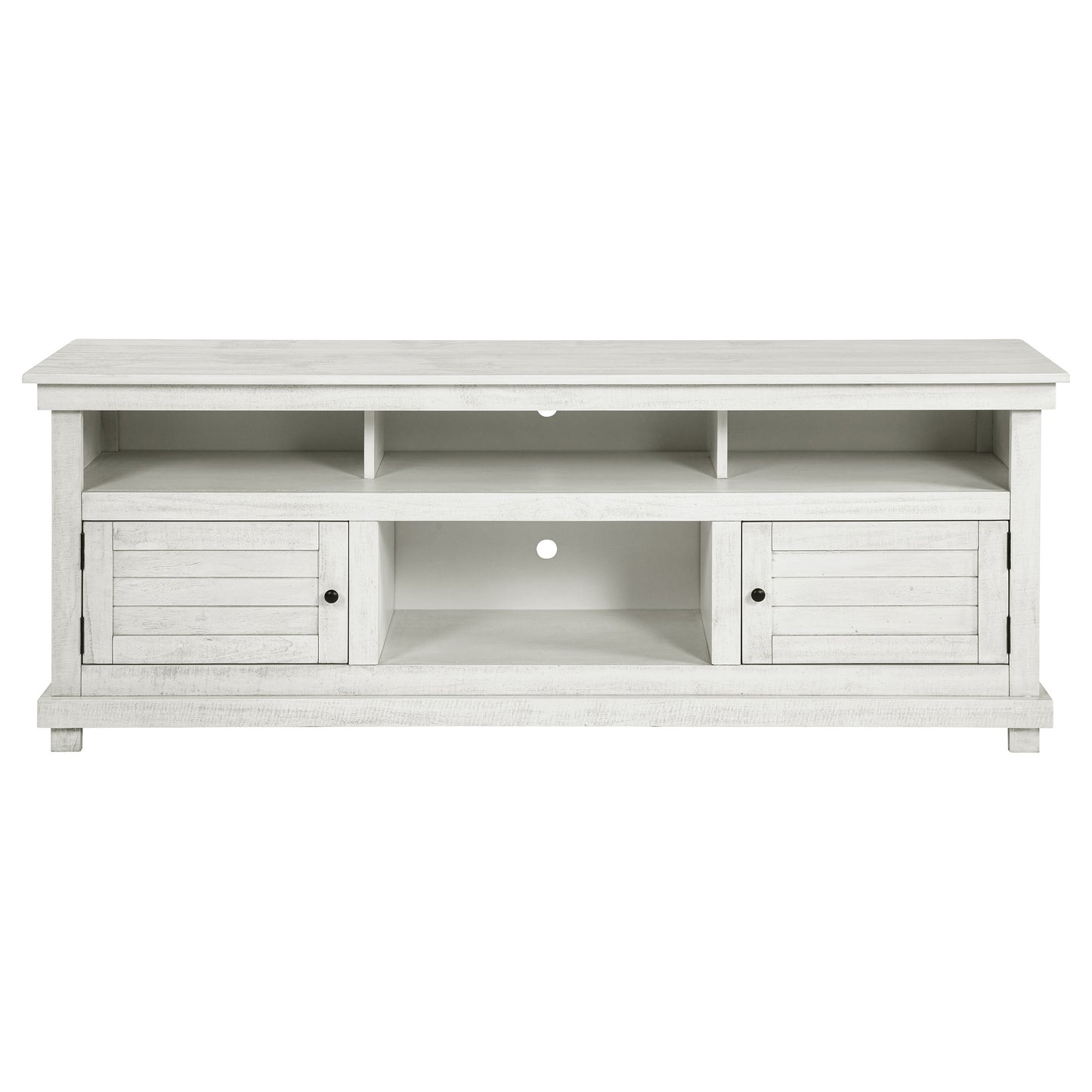 Payne 70-inch TV Stand Media Console Distressed White