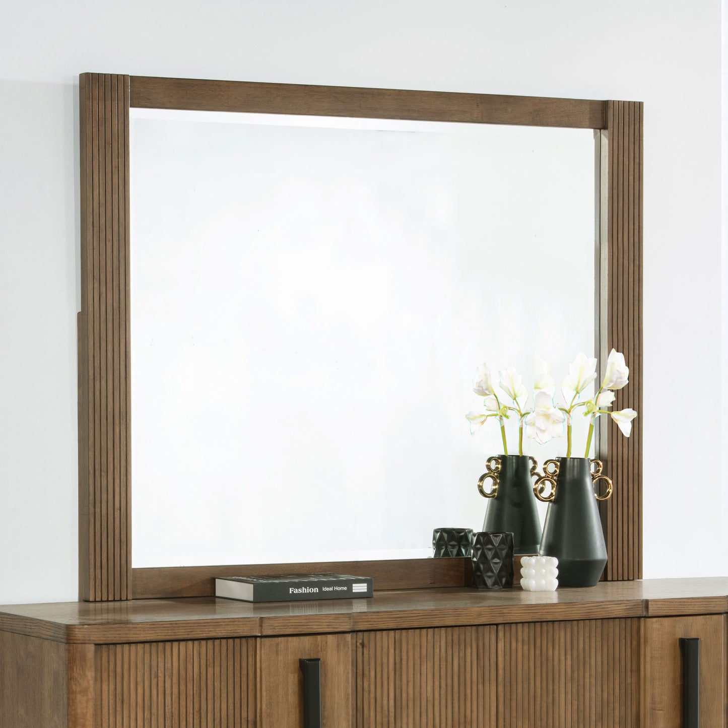 Terrace Dresser Mirror Ash Brown