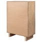 Kailani 5-drawer Bedroom Chest of Drawers Beige Oak