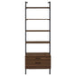 Owens 3-piece 96-inch Wall Mounted Bookshelf Set Walnut