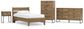 Deanlow Twin Platform Panel Bed with Dresser, Chest and Nightstand