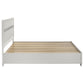 Miranda 51-inch Wood Eastern King Storage Panel Bed White