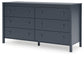 Simmenfort Twin Panel Headboard with Dresser, Chest and 2 Nightstands