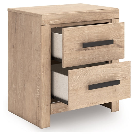 Sanginlane Two Drawer Night Stand