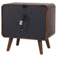 Robyn 2-drawer Nightstand Bedside Table Dark Walnut