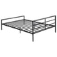 Fisher Metal Full Open Frame Bed Gunmetal