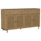 Arini 2-drawer Cane Door Dining Sideboard Server Sand Wash