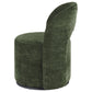 Harjo Velvet Upholstered Swivel Accent Chair Olive Green