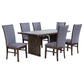 Sherwood 5-piece Rectangular Dining Set Brown