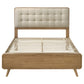 Robyn Wood Queen Platform Bed Light Ash