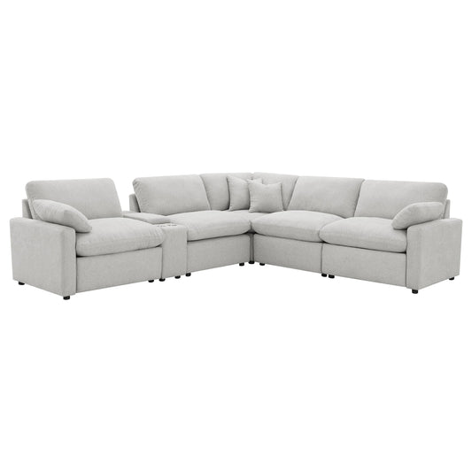 Collins 6-piece Modular Power Reclining Sectional Grey