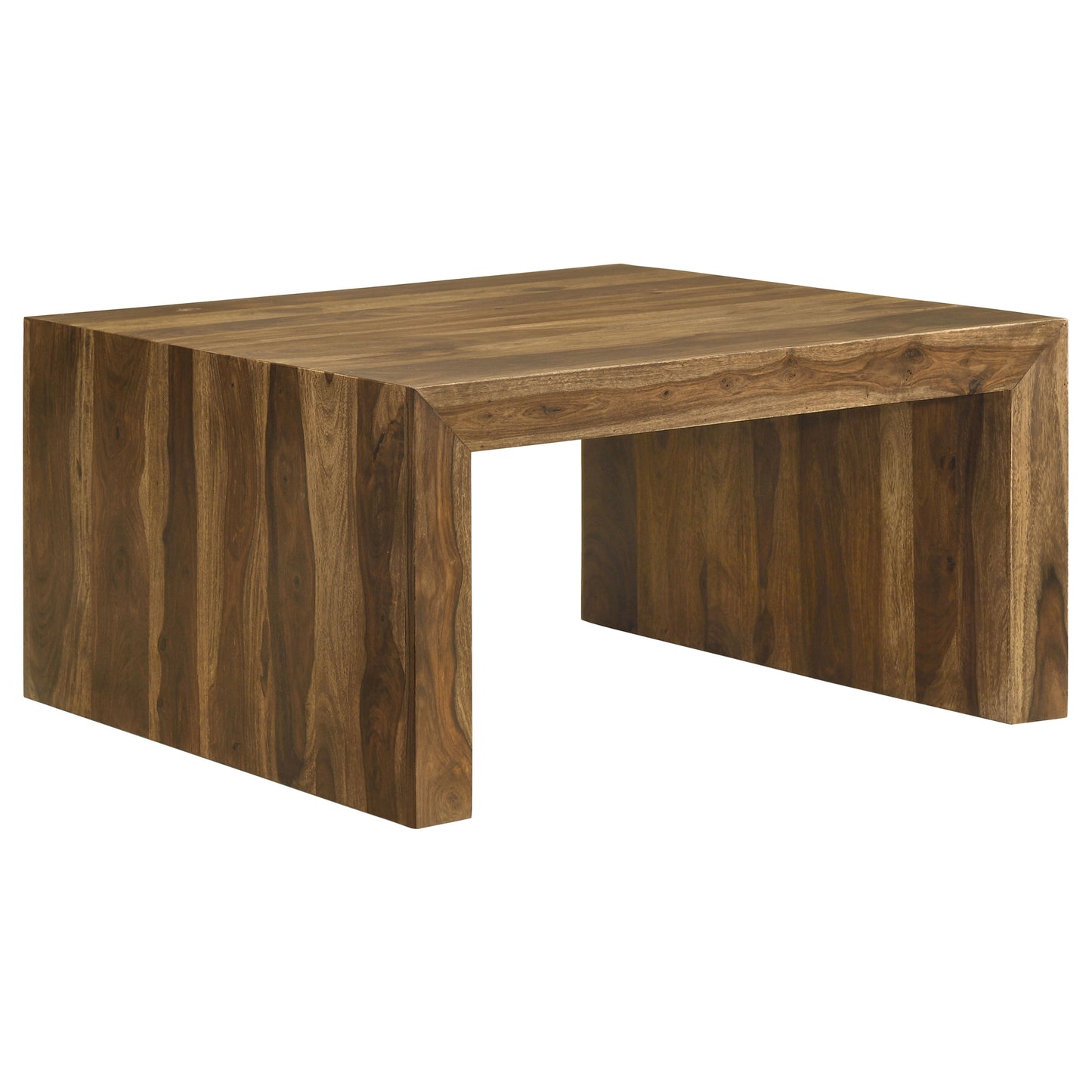 Odilia 3-piece Solid Wood Coffee and End Table Set Auburn