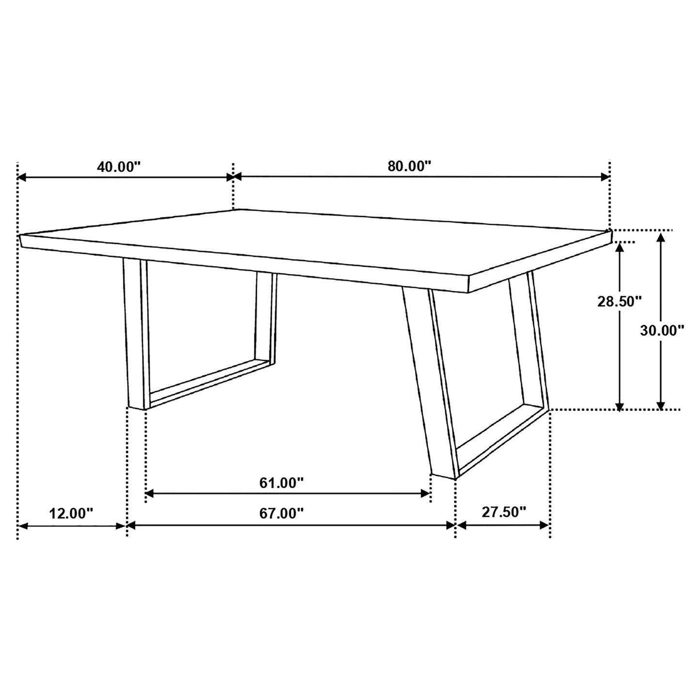 Misty 7-piece Rectangular Dining Set Sheesham and Camel