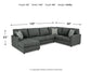 Edenfield 3-Piece Sectional with Ottoman