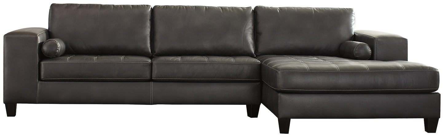 Nokomis 2-Piece Sectional with Ottoman