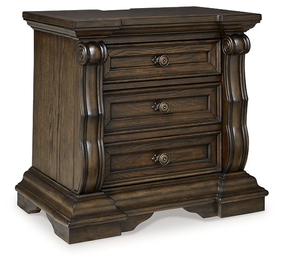 Maylee Three Drawer Night Stand