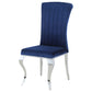 Betty Velvet Upholstered Dining Chair Ink Blue (Set of 4)