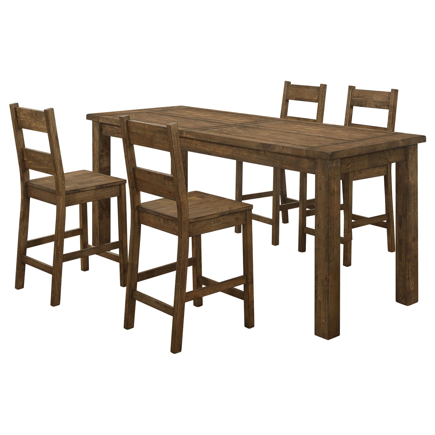 Coleman 5-piece Counter Height Dining Set Golden Brown