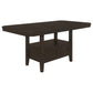 Prentiss 78-inch Extension Counter Dining Table Cappuccino