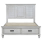 Franco 5-piece Queen Bedroom Set Distressed White