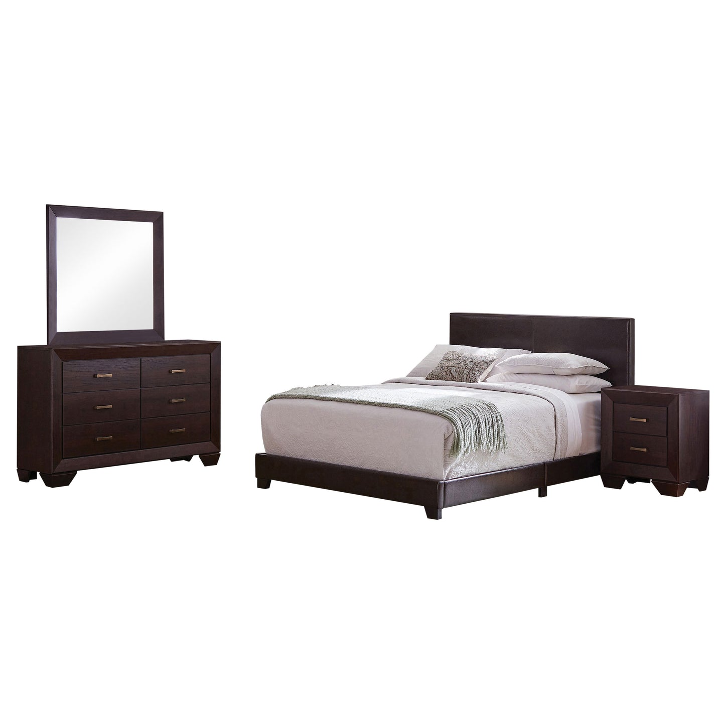 Dorian 4-piece Queen Bedroom Set Dark Cocoa