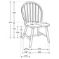 Cinder Wood Dining Side Chair White (Set of 4)