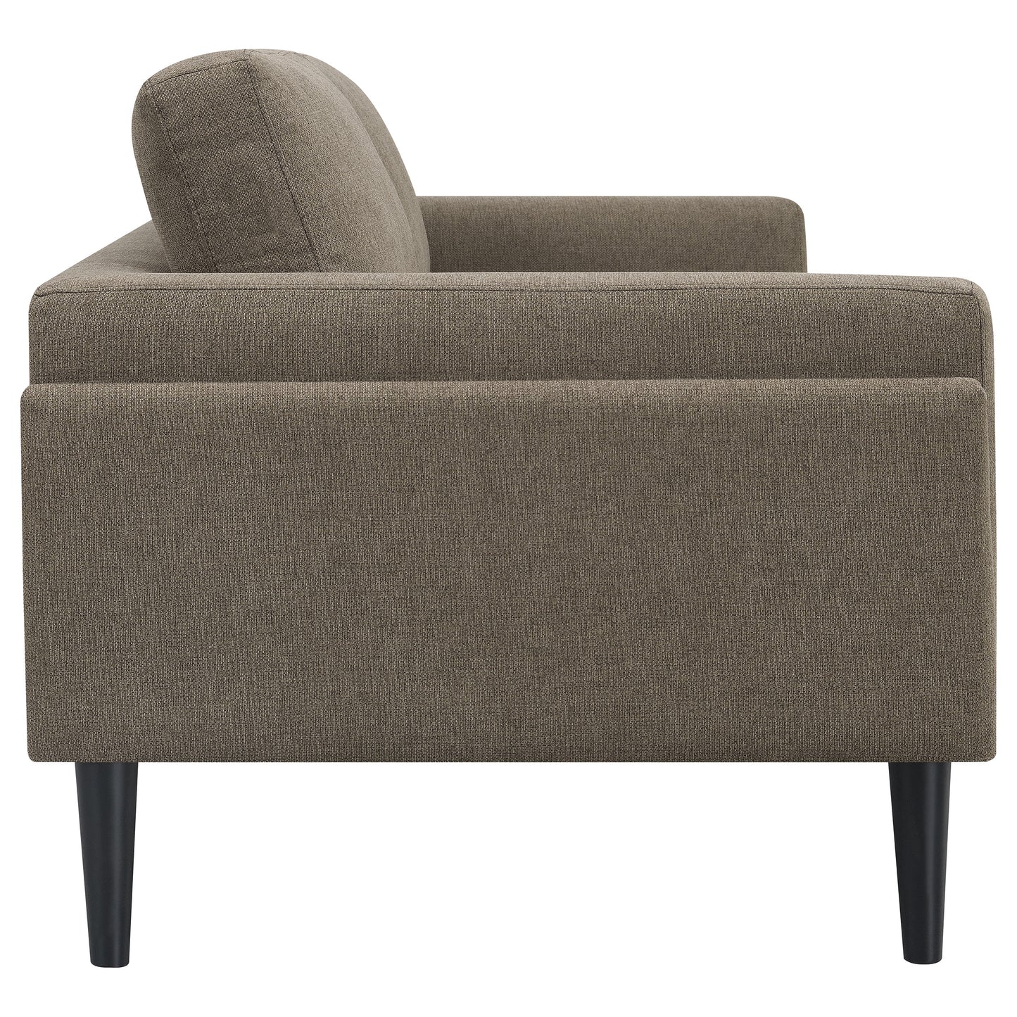 Rilynn Upholstered Track Arm Sofa Brown