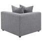 Jennifer 6-piece Upholstered Modular Sectional Grey