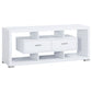 Darien 2-drawer Engineered Wood 59" TV Stand White