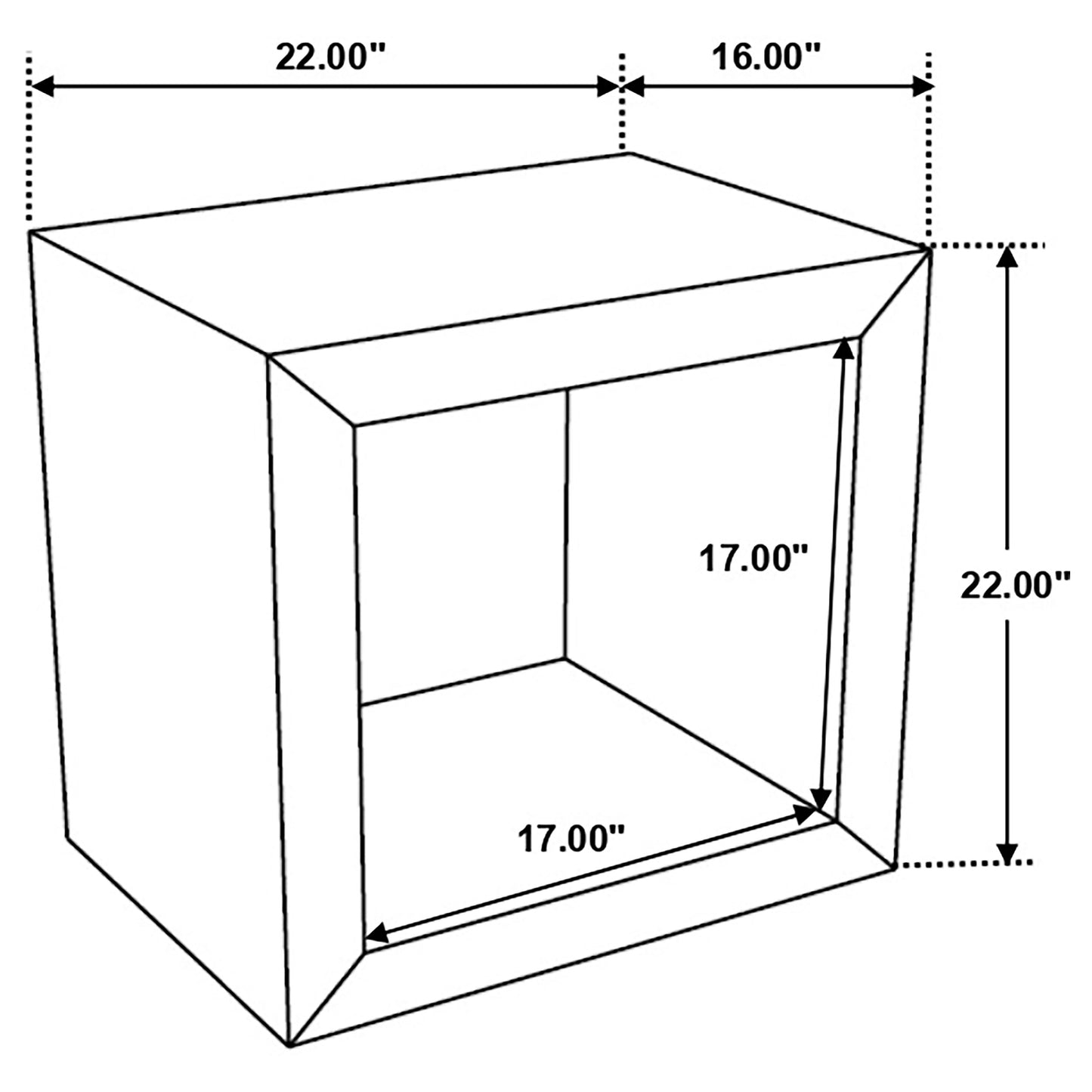 Benton Rectangular Solid Wood End Table Natural