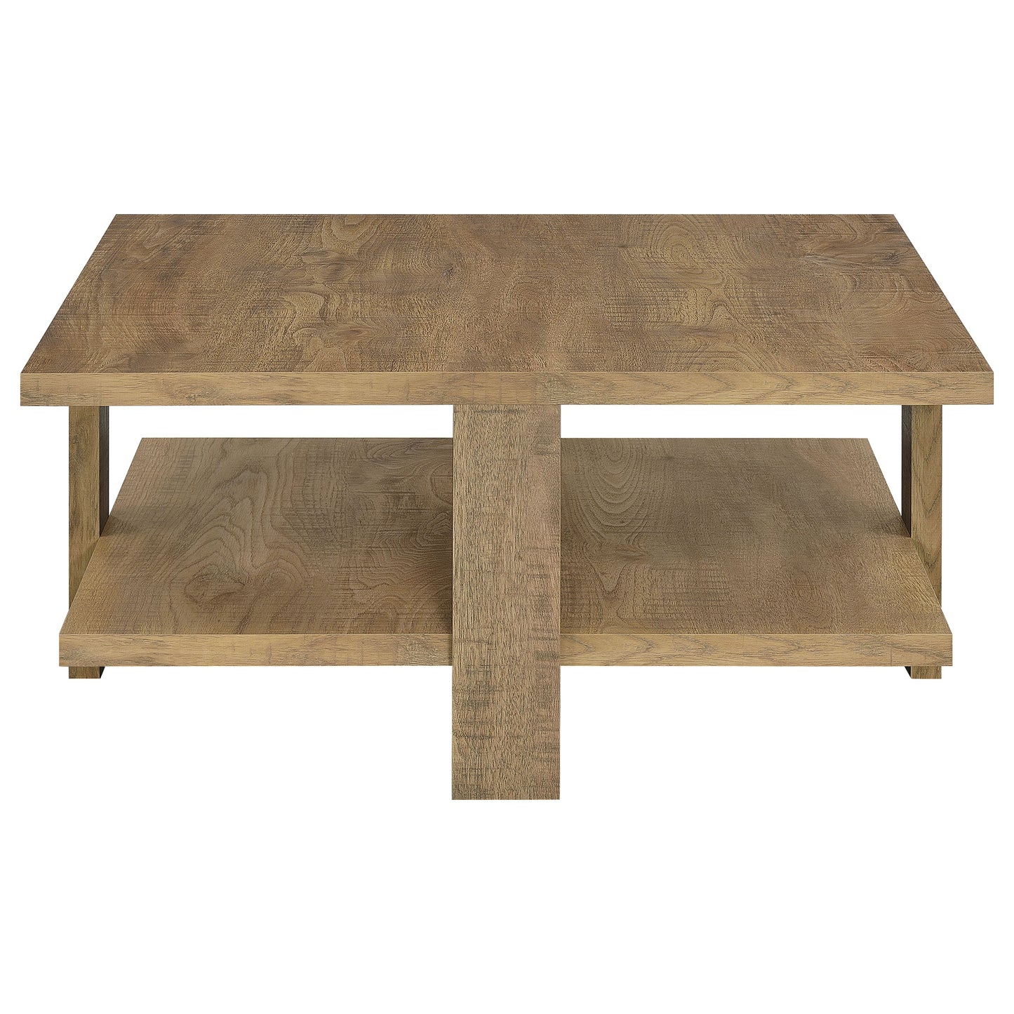 Dawn Square Engineered Wood Coffee Table Mango Brown