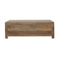 Esther 6-drawer Solid Wood Coffee Table Natural Sheesham