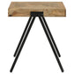 Avery Square Solid Mango Wood Side End Table Natural