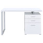 Brennan 47-inch 3-drawer Office Computer Desk White