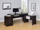 Skeena 35-inch Home Office Mobile Return Desk Cappuccino