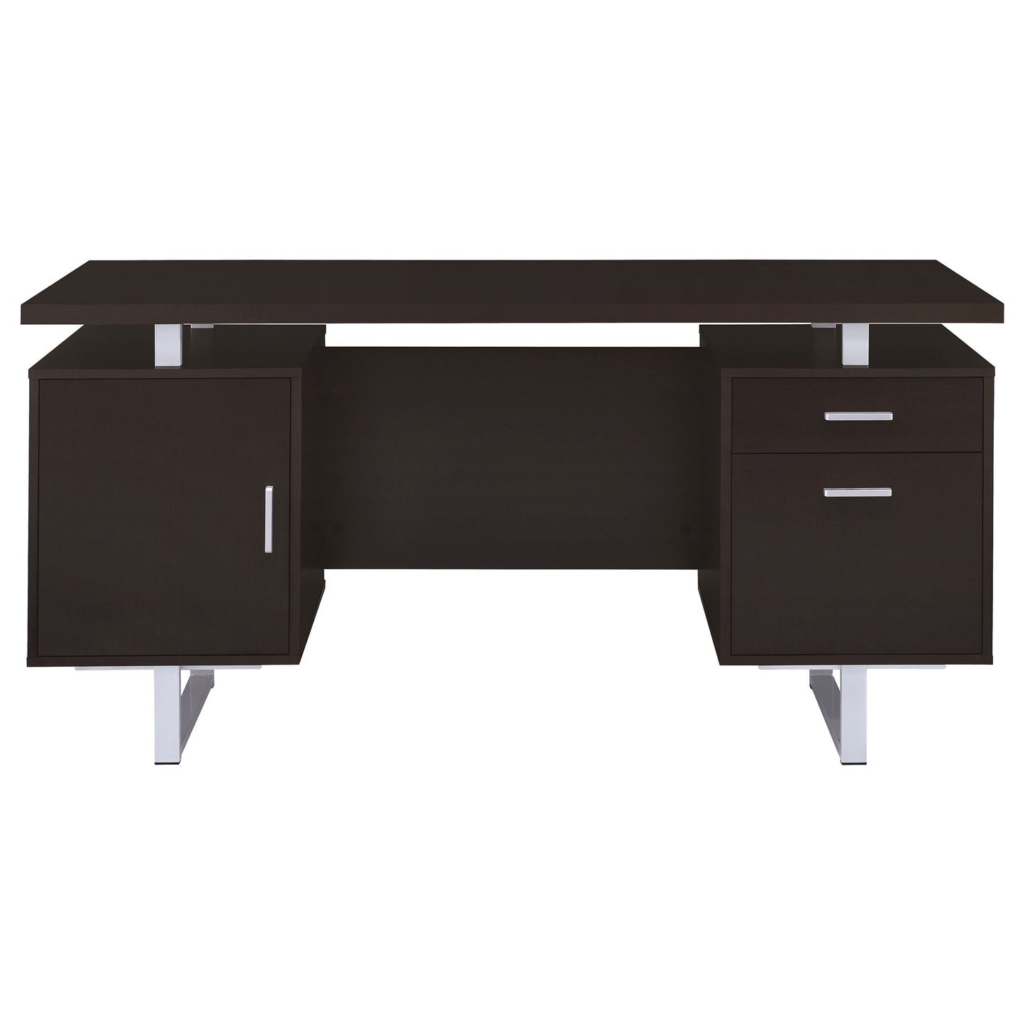 Lawtey 60-inch 2-drawer Office Computer Desk Cappuccino