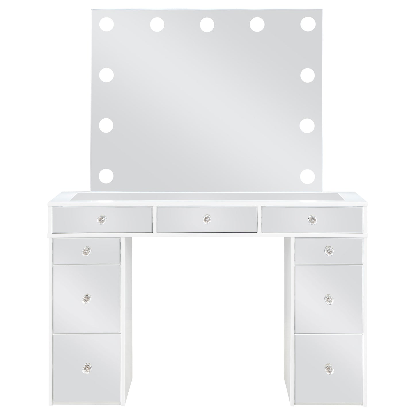 Regina Makeup Vanity Table Set with Lighting White